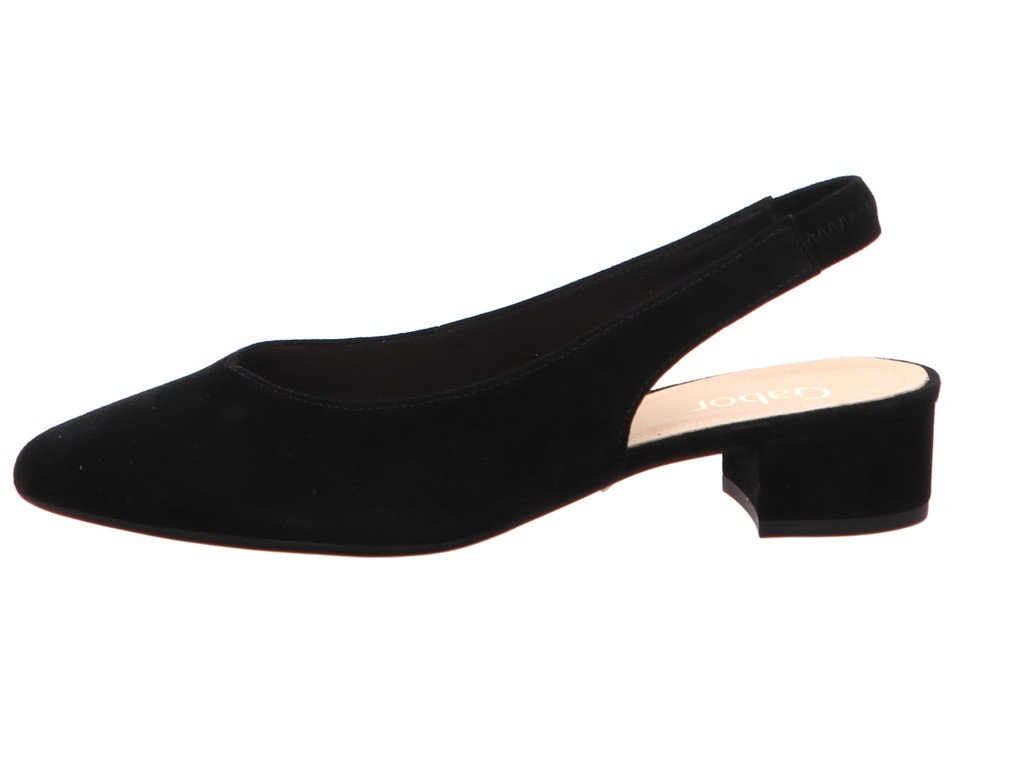 GABOR Ballerinas schwarz Gabor Fashion Slingpumps 41.520.17 schwa