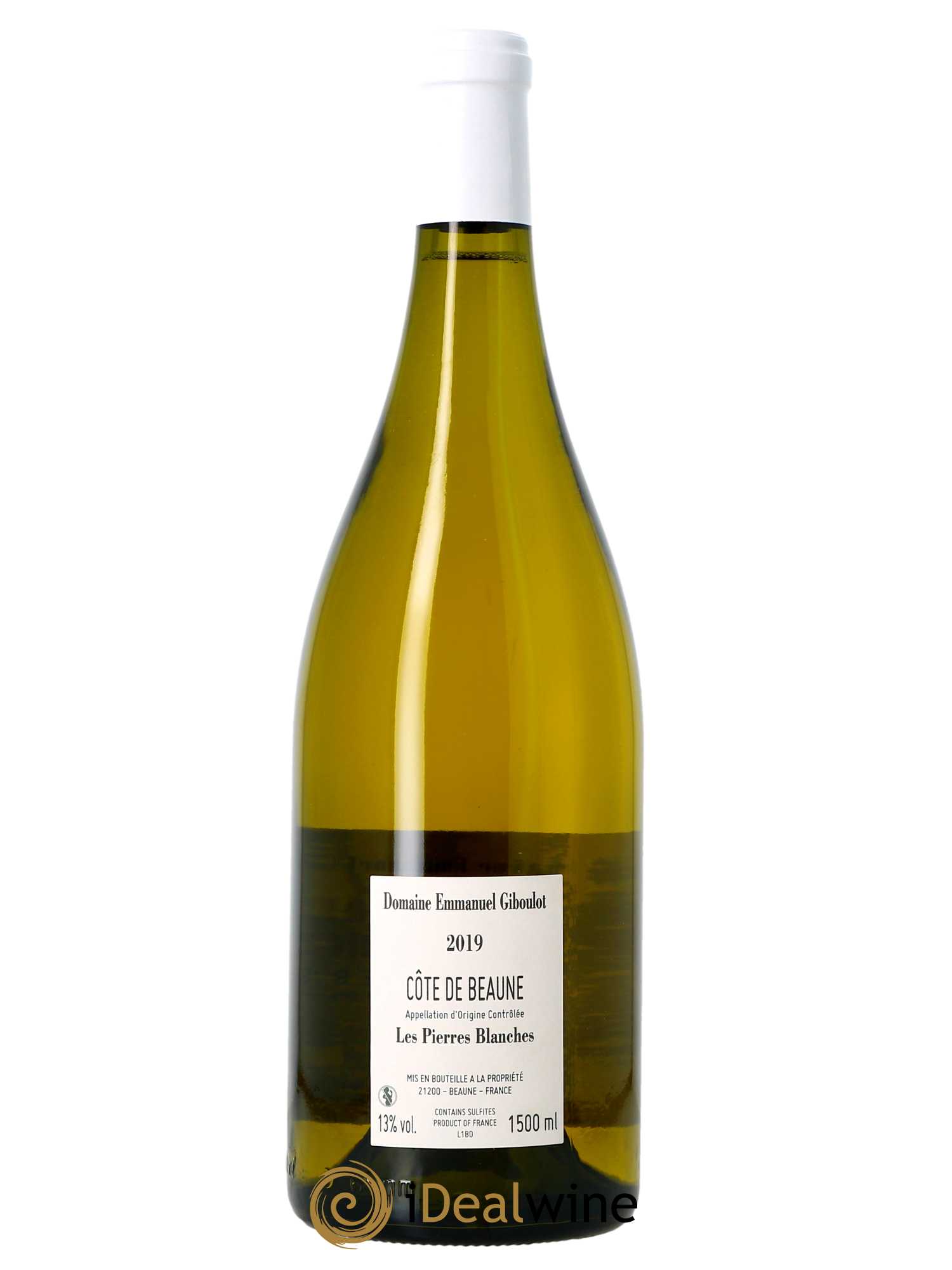 Côte de Beaune Les Pierres blanches Emmanuel Giboulot (Domaine)  2019 - Lot de 1 Magnum