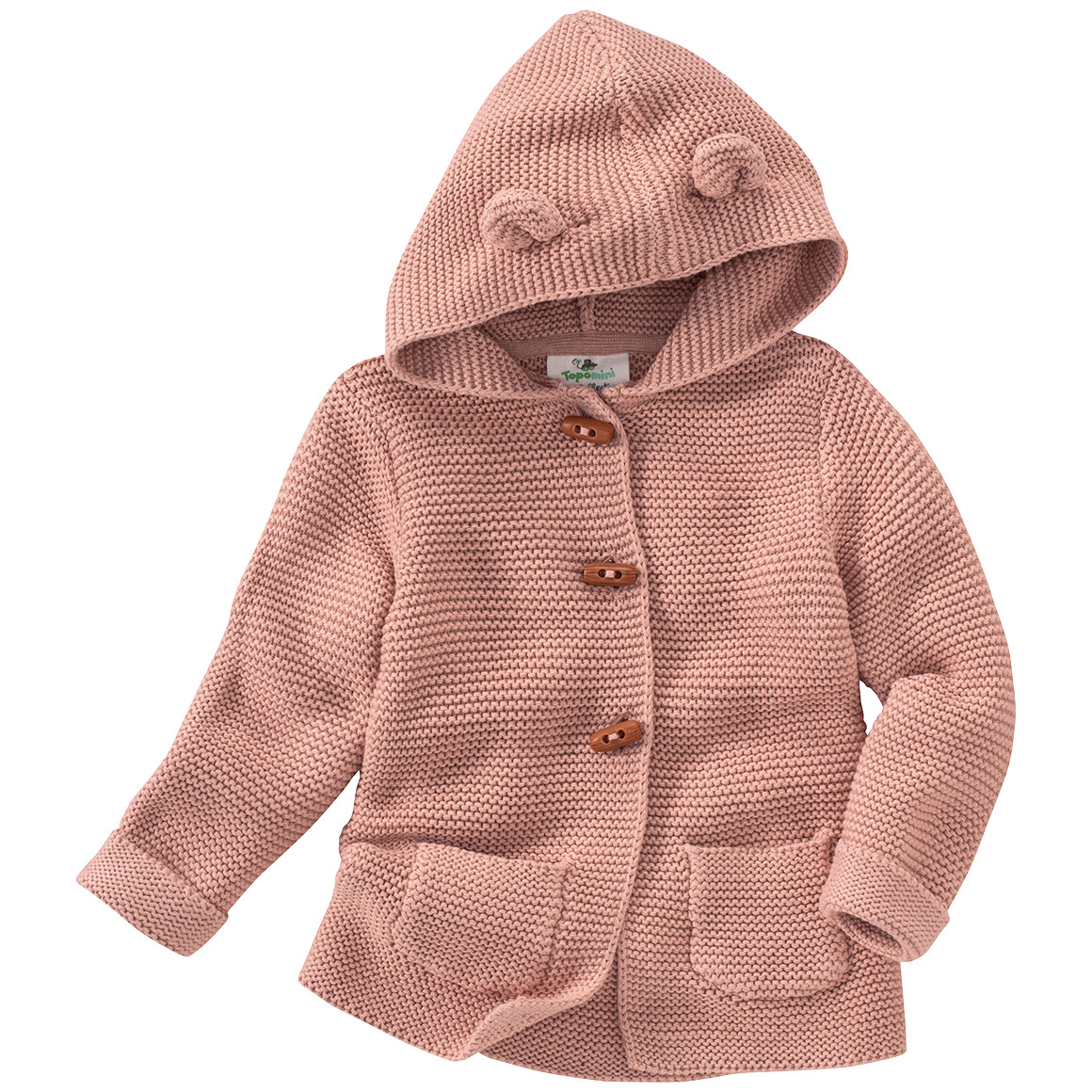 Baby Strickjacke mit Öhrchen