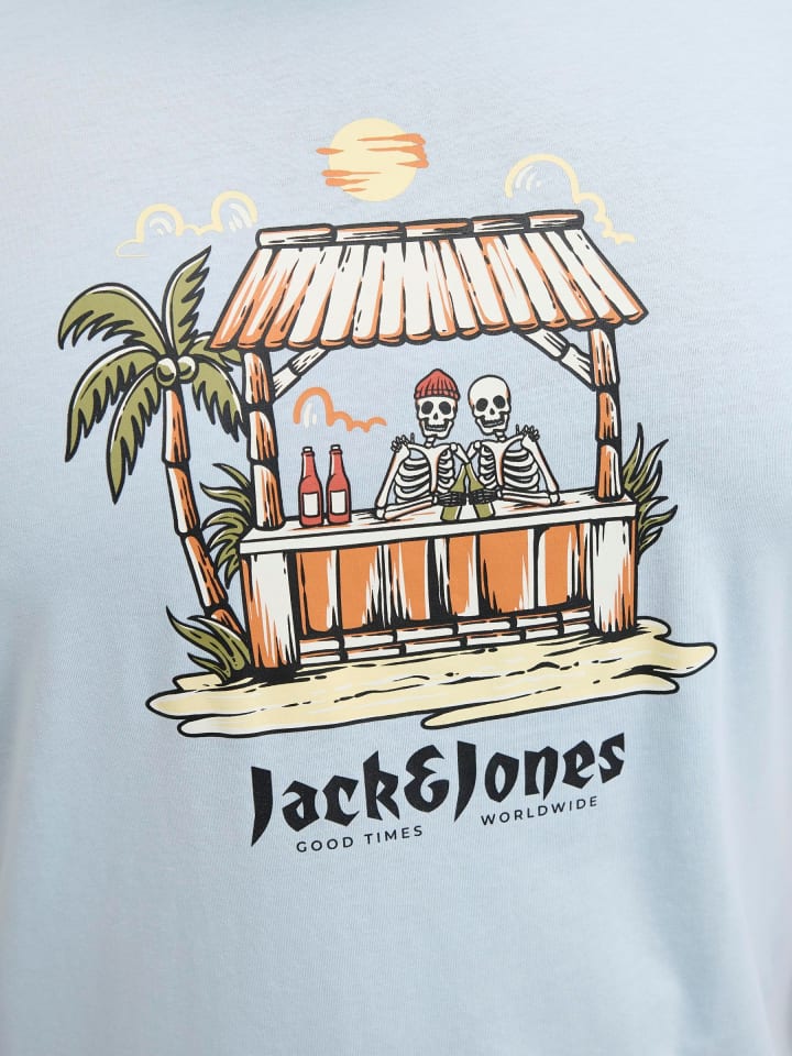 JACK & JONES PLUS T-shirt in Skyway günstig kaufen
