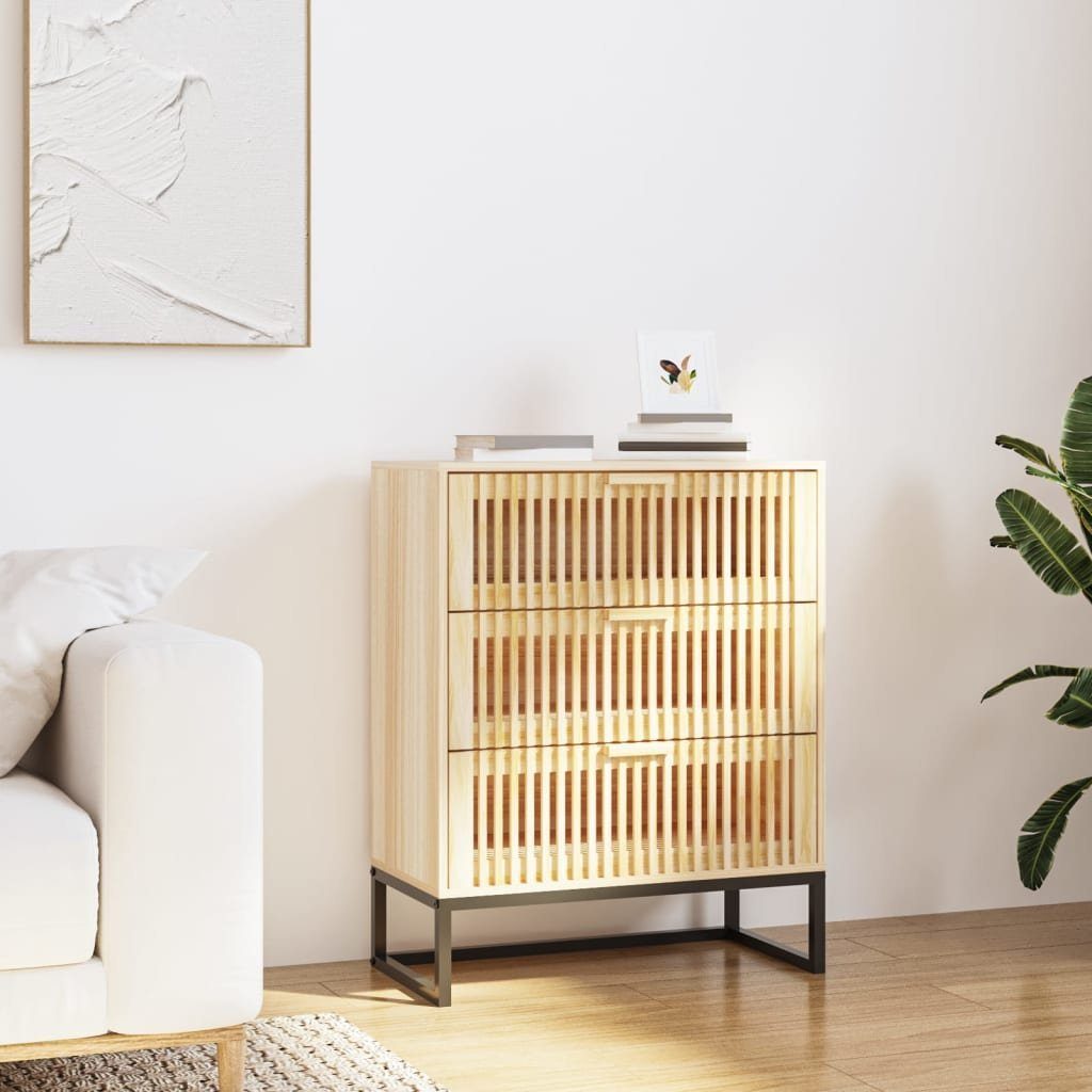vidaXL Fächerschrank Sideboard 60x30x75 cm Holzwerkstoff (1-St)