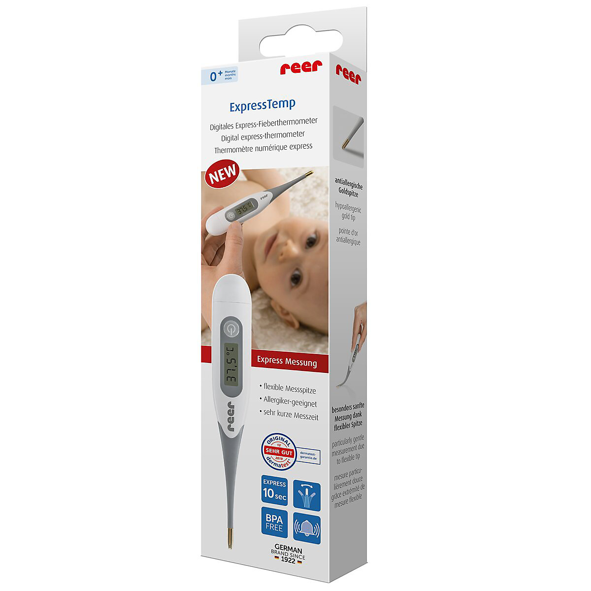 Fieberthermometer ExpressTemp mit flexibler Spitze