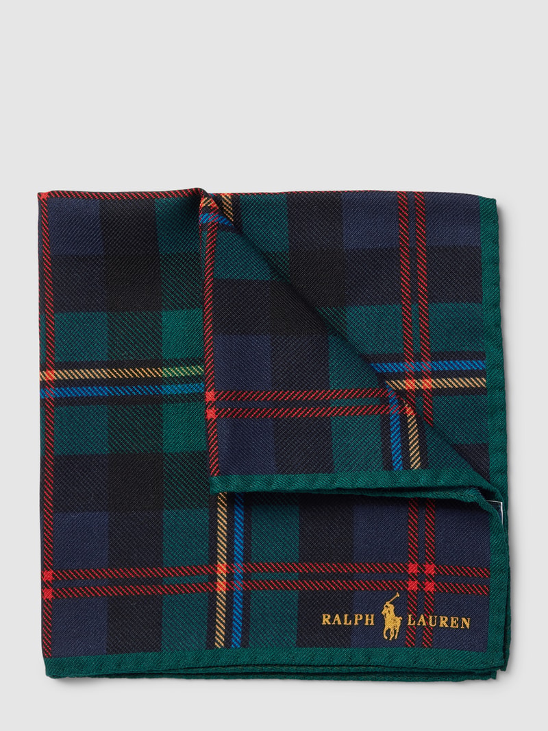 Schal mit Tartan-Karo in grün