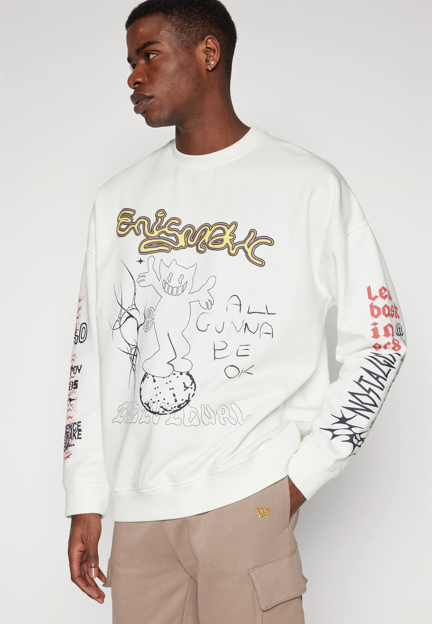 Sudadera unisex con gráficos múltiples Yourturn