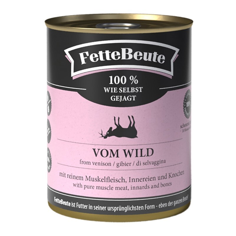FetteBeute BARF/ Frostfutter FetteBeute 12x800g Wild