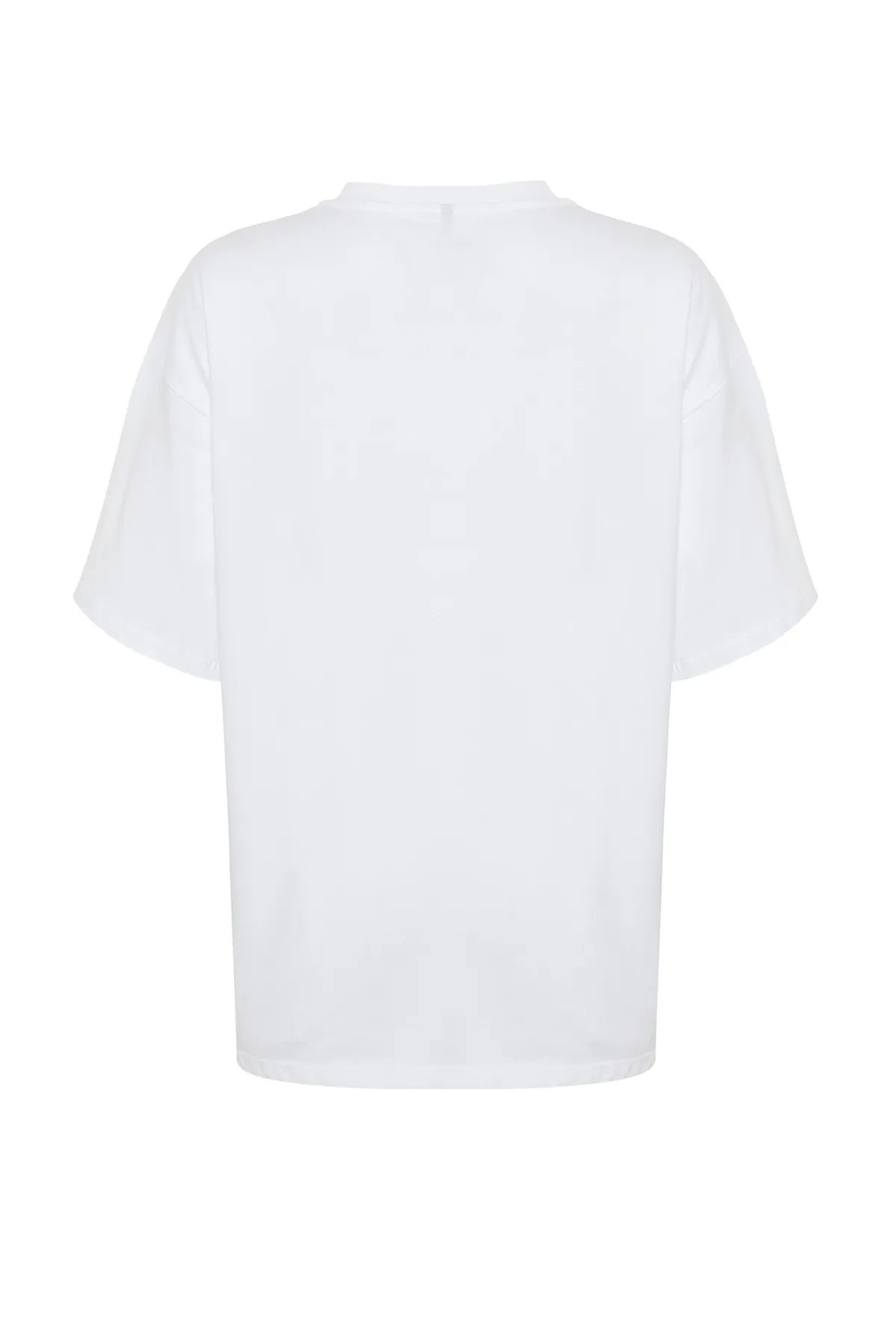 Trendyol Collection  T-Shirt - Weiß - Oversized