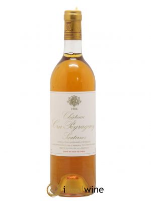 Sauternes Chateau Cru Peyraguey 1986 - Lot de 1 Bouteille
