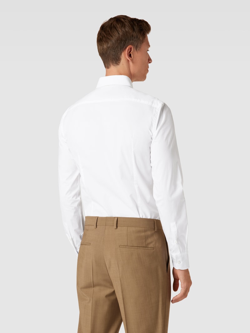 Slim Fit Business-Hemd mit Kentkragen Modell 'Hank' in weiß