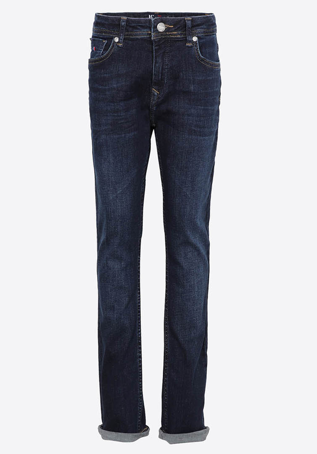 CEGO   Jean bleu délavé, coupe slim