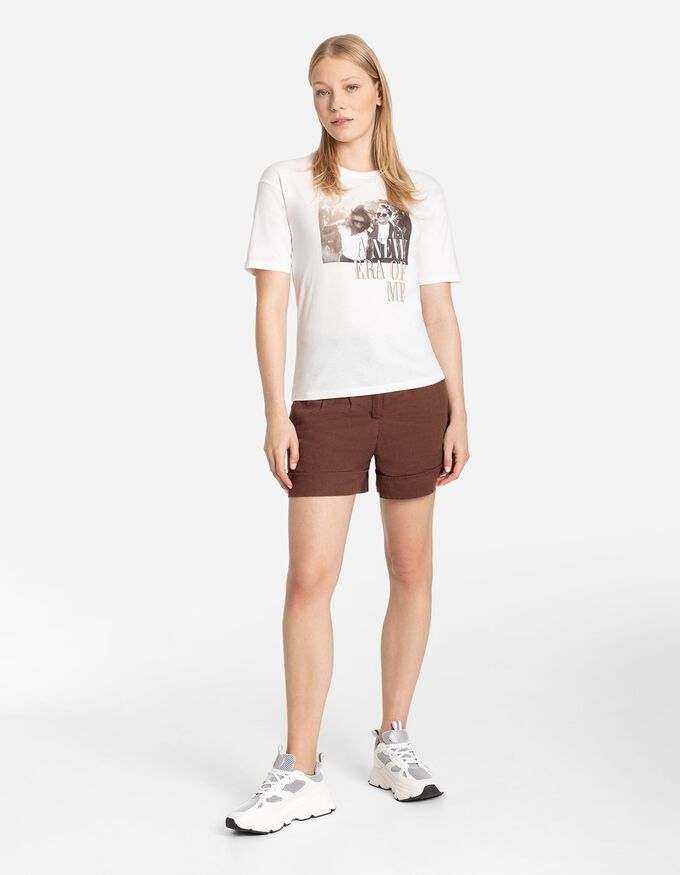 Shorts - Leinen-Mix
