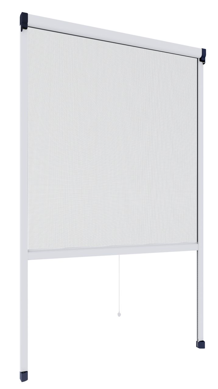 Powertec Insektenschutz -Rollo Fenster 130x160cm Weiß