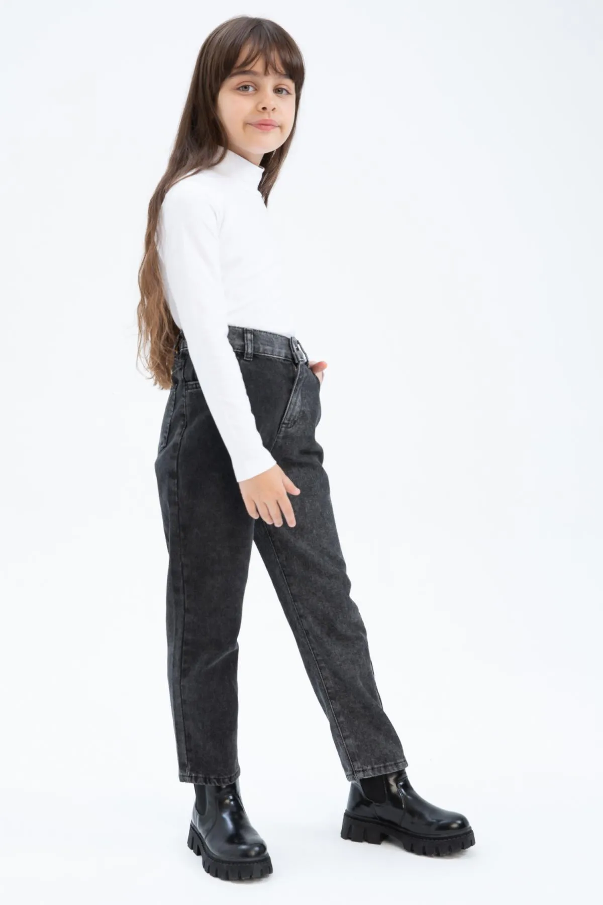 DeFacto  Mom-Fit-Jeanshose für Mädchen