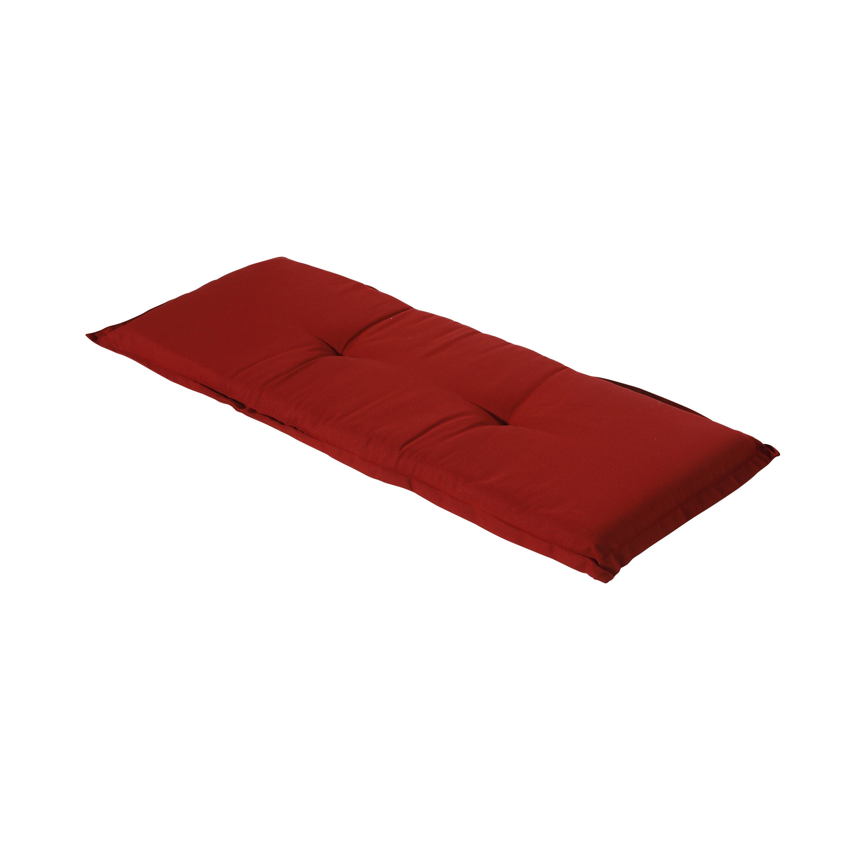Madison Rib Red 180x48 Bankkissen
