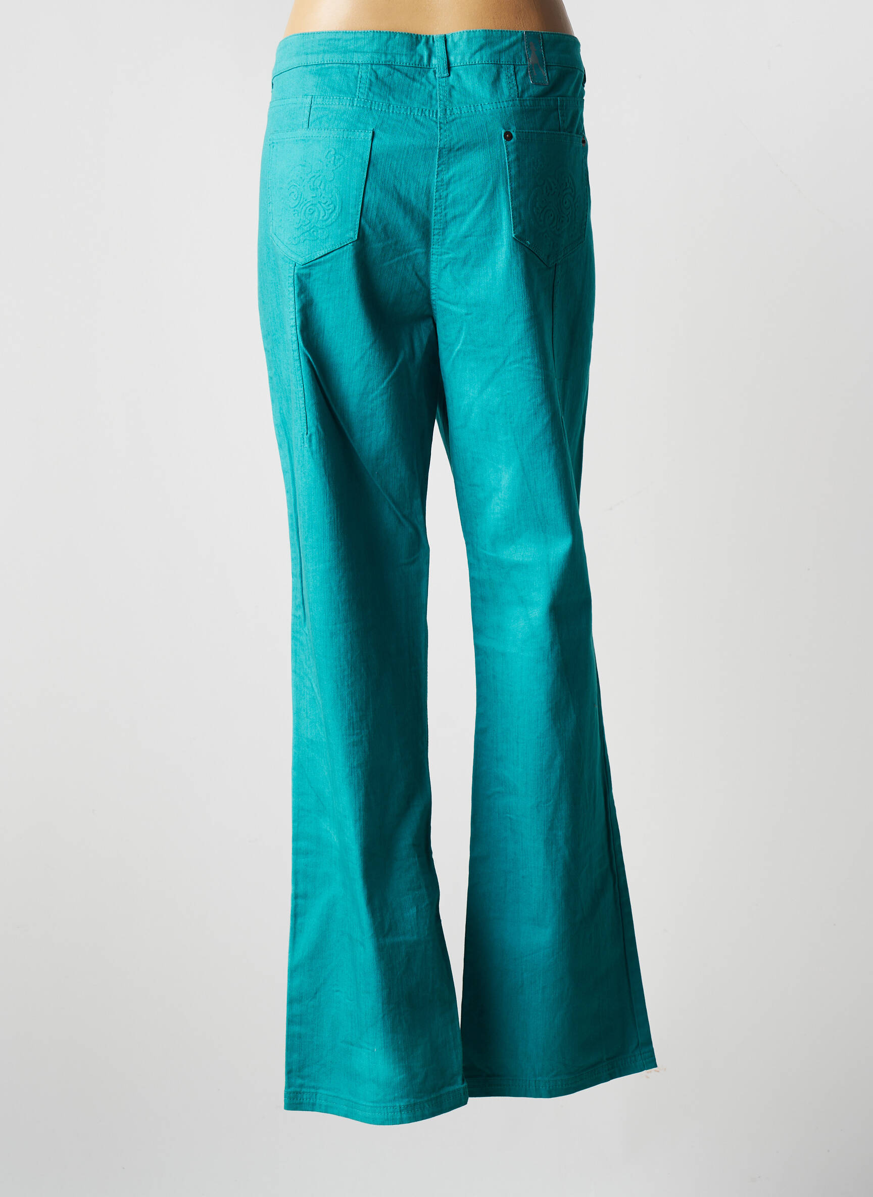 Fille Des Sables Jeans Coupe Droite Femme couleur bleu