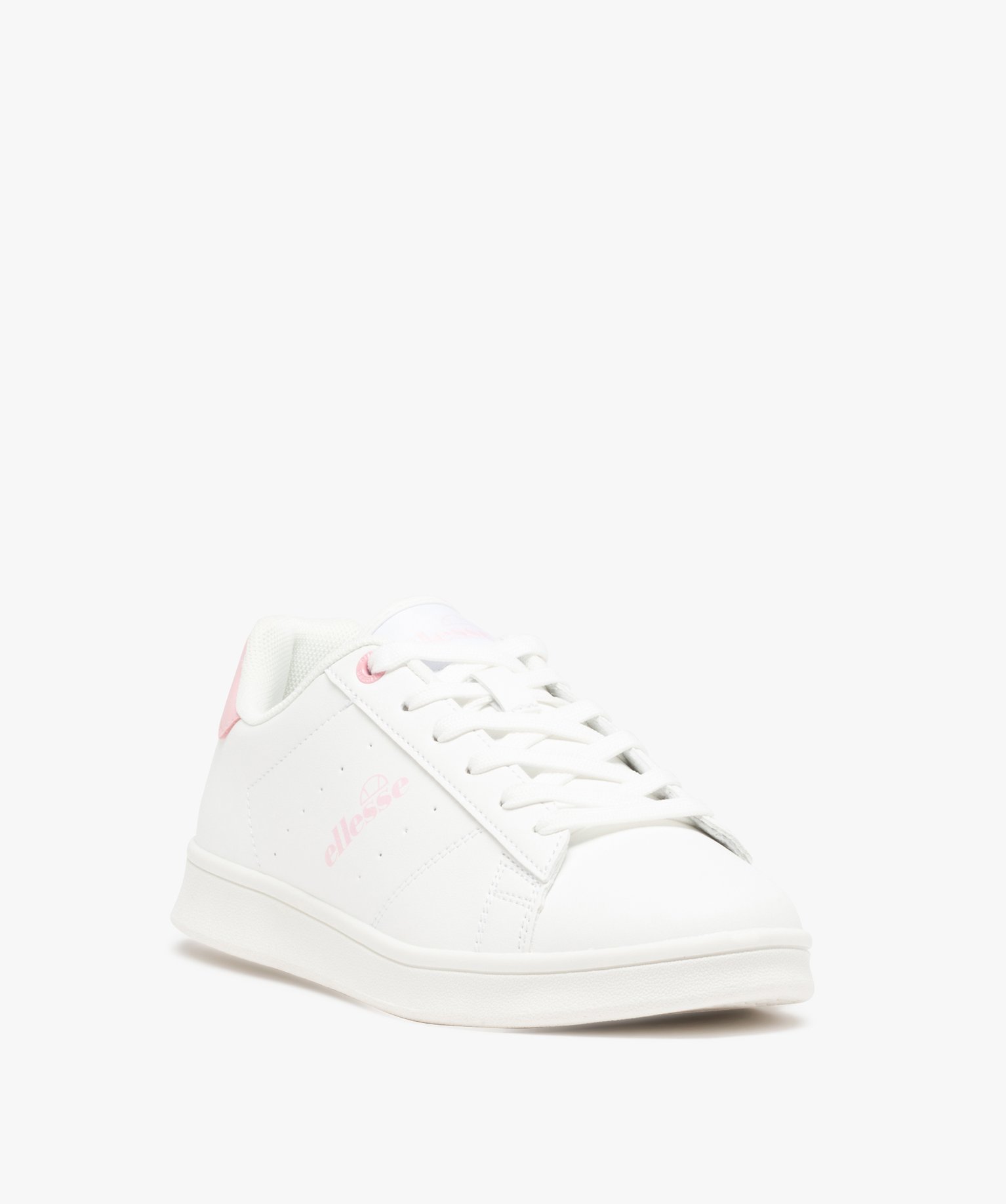 Baskets femme bicolores à lacets – Ellesse Anzia blanc | GEMO