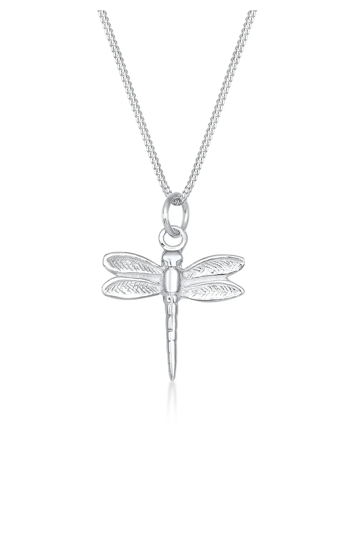 ELLI  Halskette Libelle Panzerkette Tier Trend 925 Sterling Silber