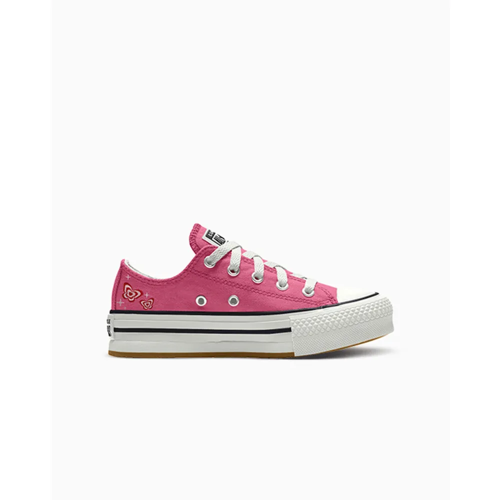 Converse Custom Chuck Taylor All Star Eva Lift Platform By You A09655CSP24_CONVERSEPINK_BUTTERFLY_V / pink
