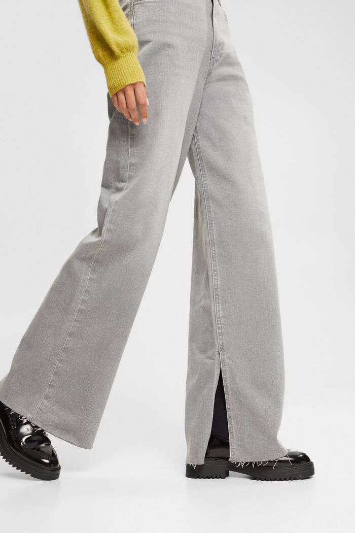 Jeans mit weitem Bein, 100 % Baumwolle