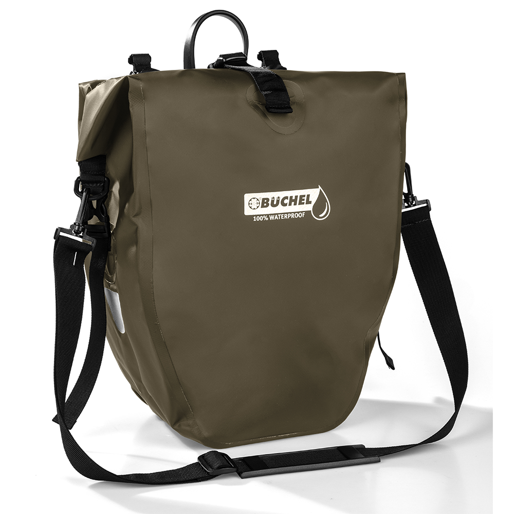 Büchel Wasserdichte Fahrradtasche - Waldgrün