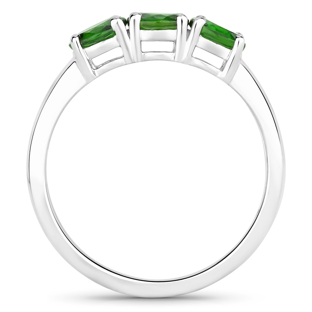 Rafaela Donata Bague Argent sterling Diopside de chrome en Argent Bague