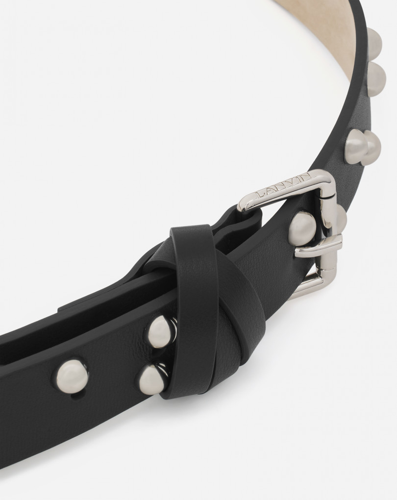 CEINTURE EN CUIR AVEC STUDS