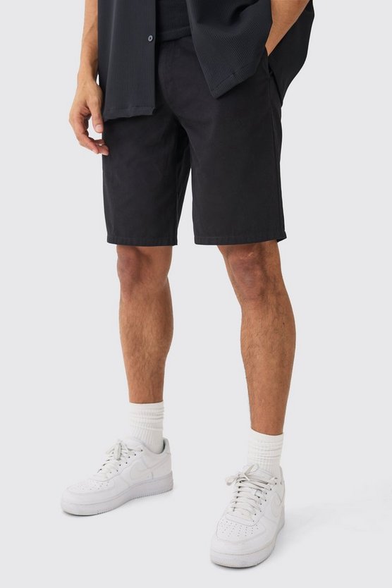Lockere schwarze Shorts