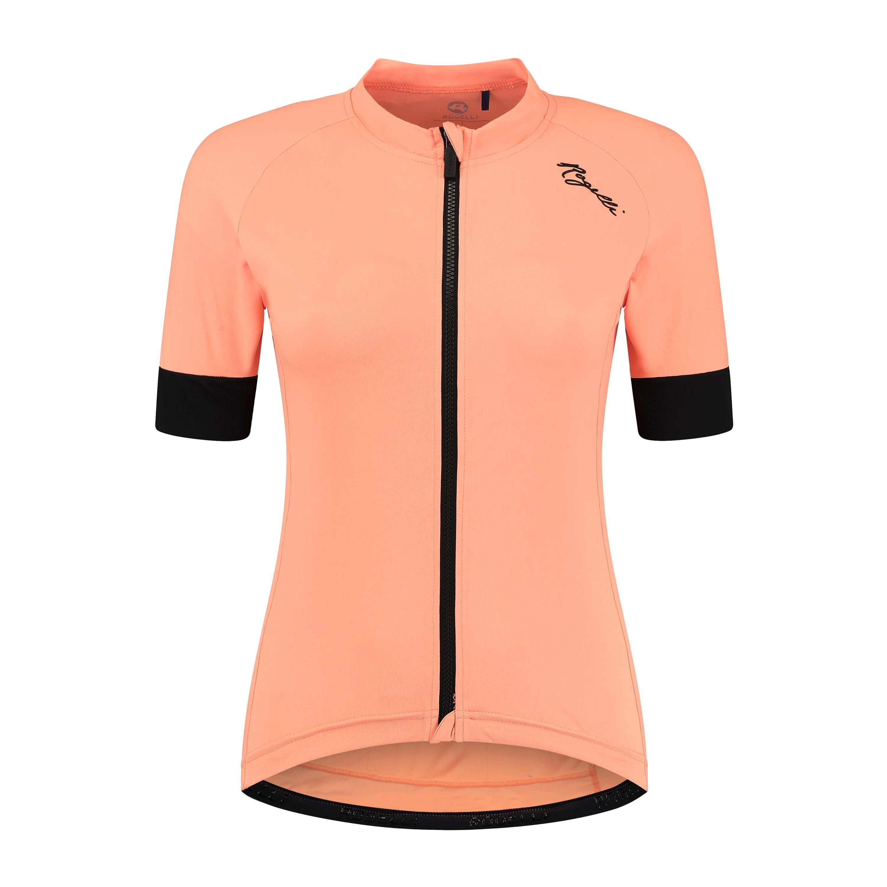 Rogelli Modesta Koralle/Schwarz Damen Radtrikot Kurzarm