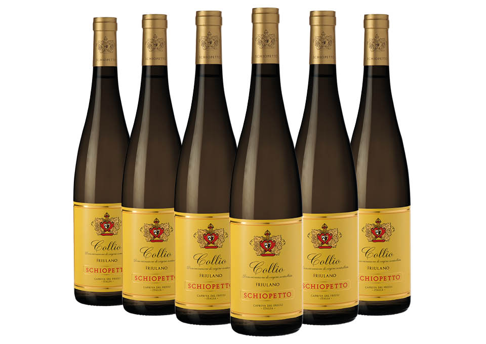 Collio DOC Friulano 2021 Schiopetto 6 bouteilles de 0,75 ℓ