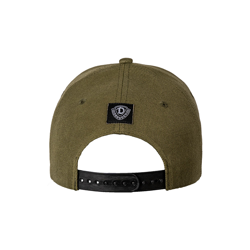 Basecap Rubber DYNAMO Snapback oliv