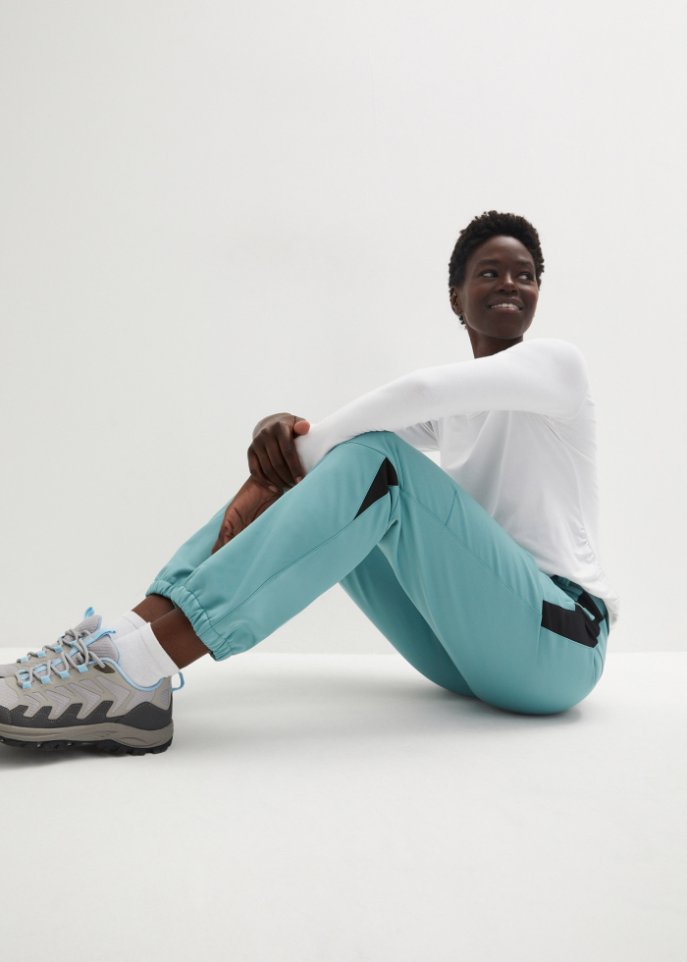 Wasserabweisende Softshell-Hose, gerade geschnitten