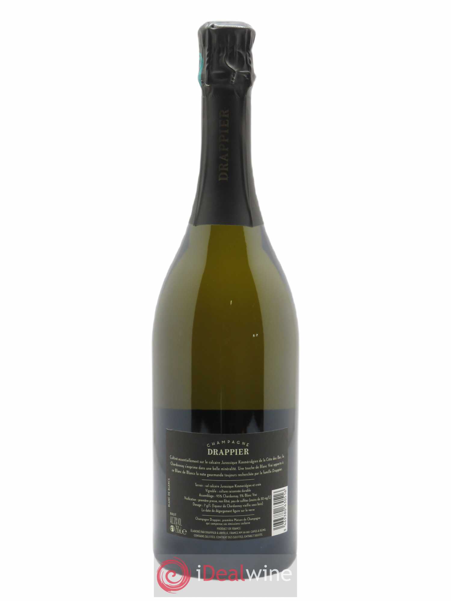 Blanc de Blancs Brut Drappier   - Lot de 1 Bouteille