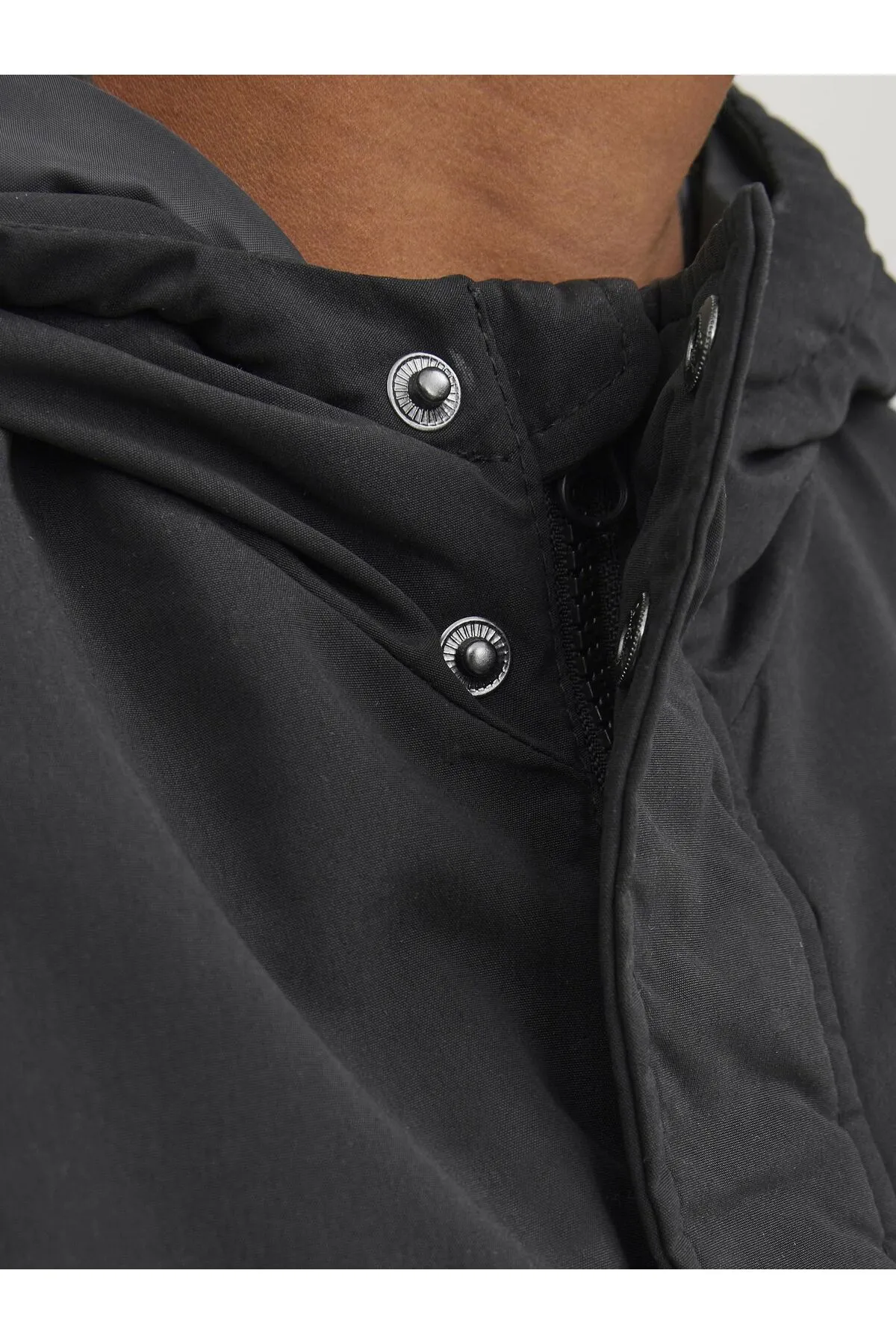 Jack & Jones Junior  Parka - Schwarz - Basic