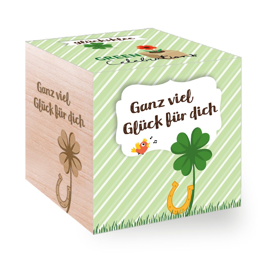 Feel Green Blumenerde Green Celebrations, Glücksklee Ganz Viel Glück Für Dich, (1-St)