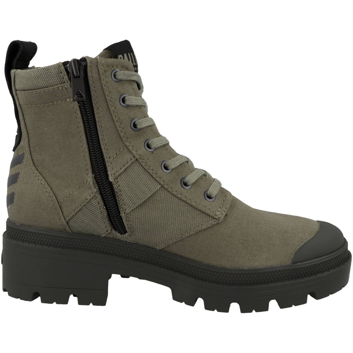 Palladium Pallabase Hi Army Schnürboots gruen
