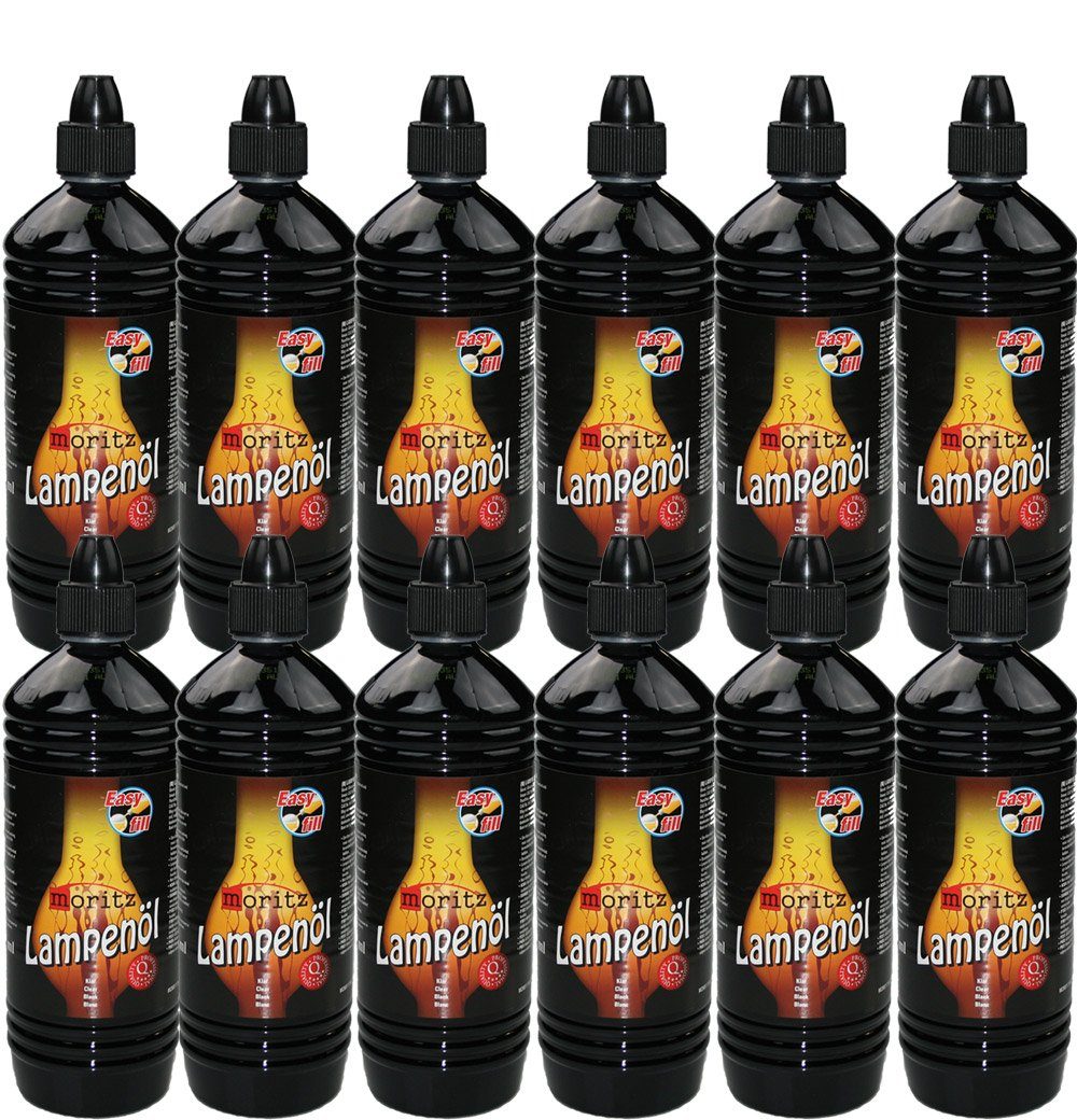 Moritz Lampenöl 12L Lampenöl Lampen Öl Fackelöl Öllampe Laterne, (Brennstoff), für Bambusfackeln, Gartenfackeln, Öllampen Outdoor Zubehör