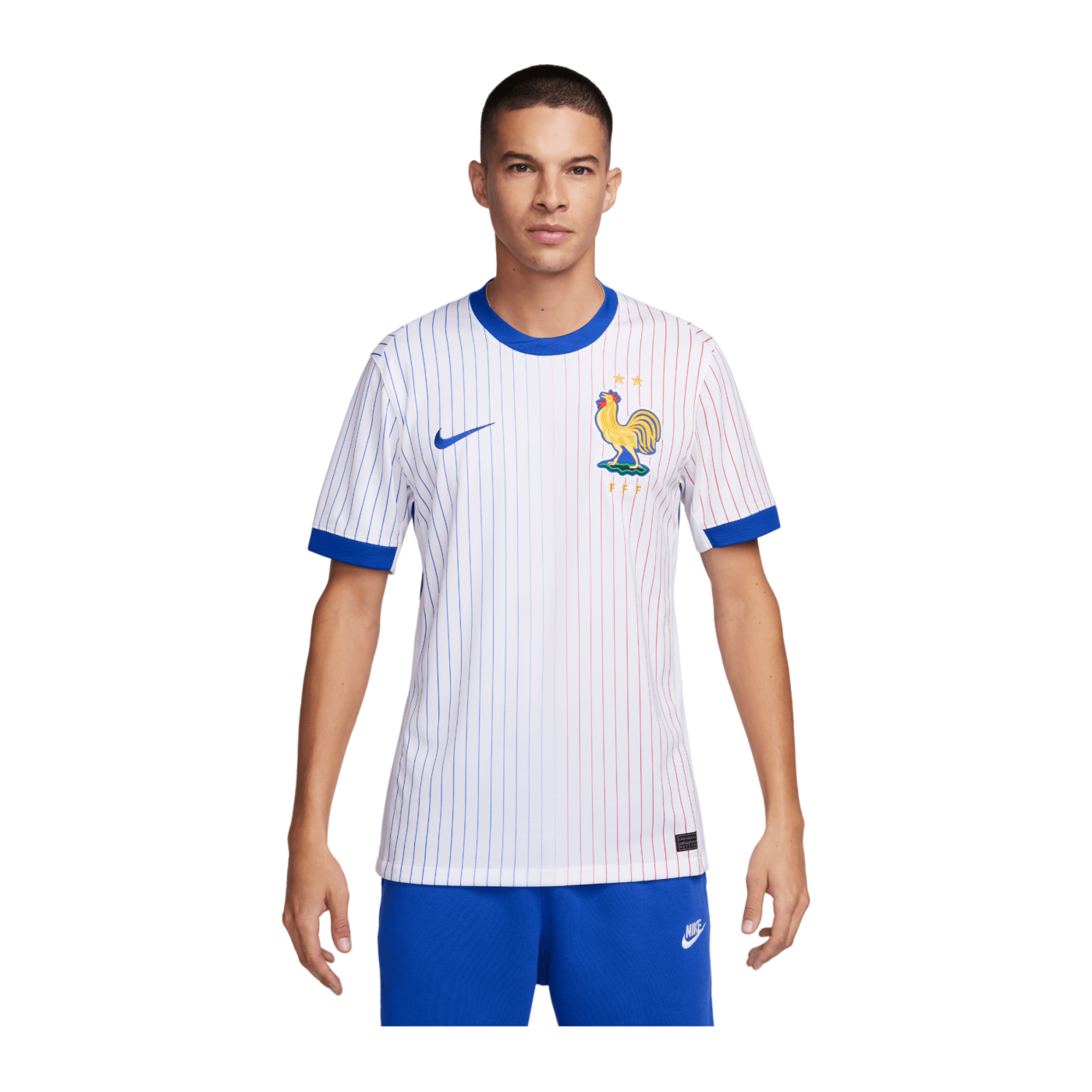 Nike Frankreich Trikot Away EM 2024 Weiss F100