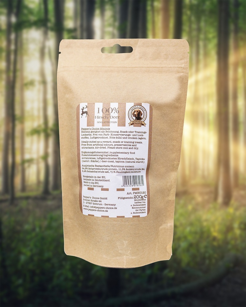 PEPPER'S CHOICE Snacks PEPPER'S CHOICE Minimis 200g Hirsch