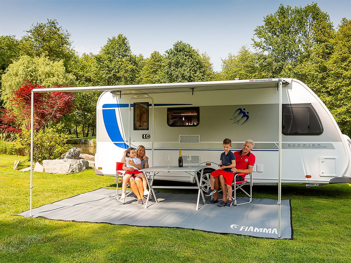 Fiamma Caravanstore 225 Royal Grey Sackmarkise