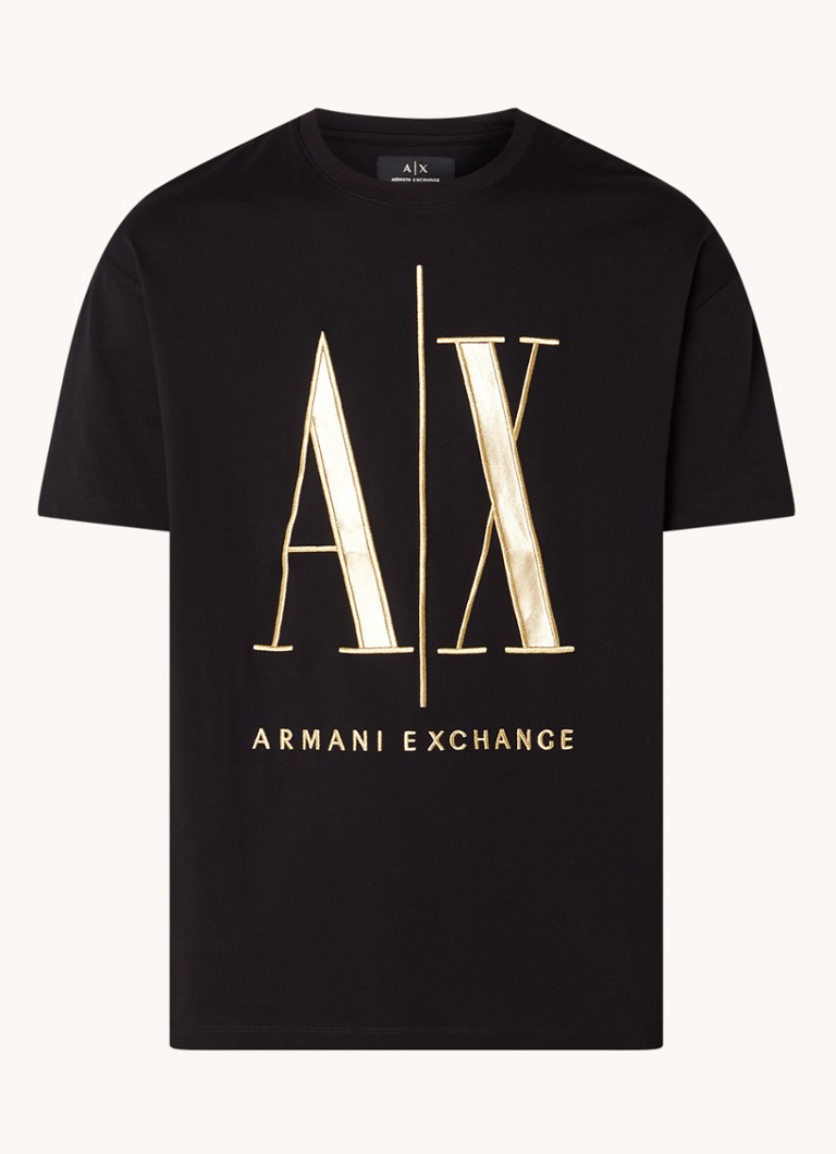 Tricou Armani Exchange cu logo imprimat