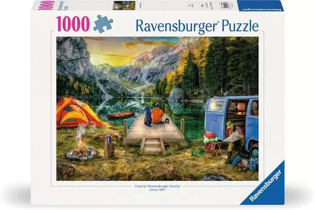 Puzzle 1000 Teile - Campingurlaub