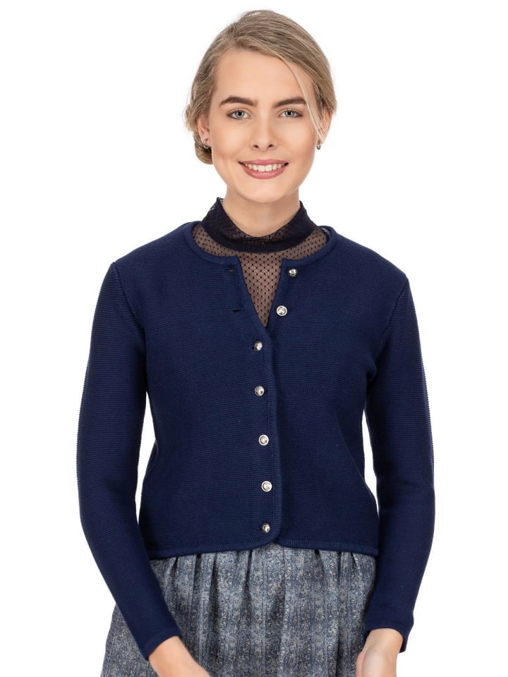 AlpSpur Strickjacke LINA in dunkelblau günstig kaufen