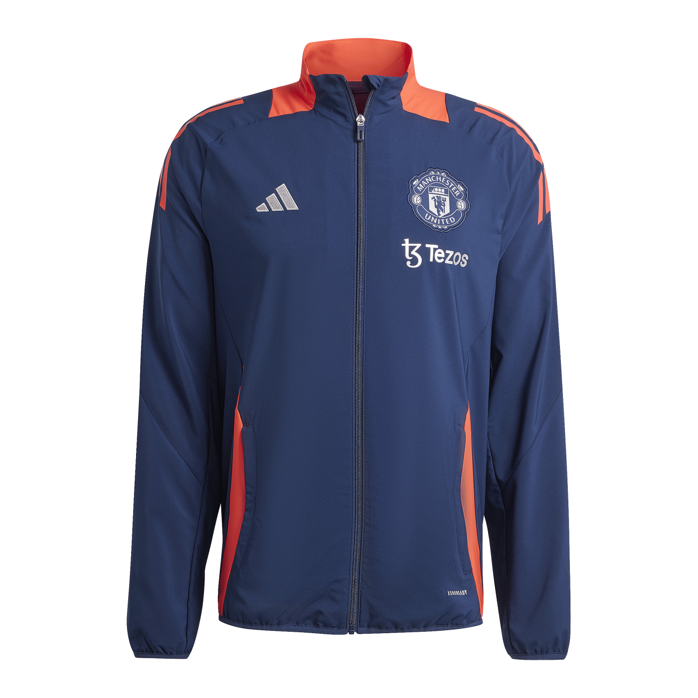adidas Manchester United Prematch Jacket 2024/2025 Blau