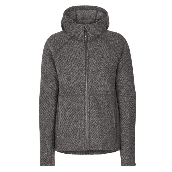 W ABISKO WOOL HOOD JERSEY Damen - Wolljacke