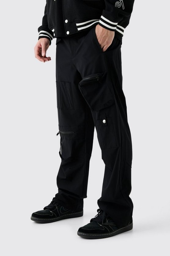 Lockere Cargo-Hose mit Taschen