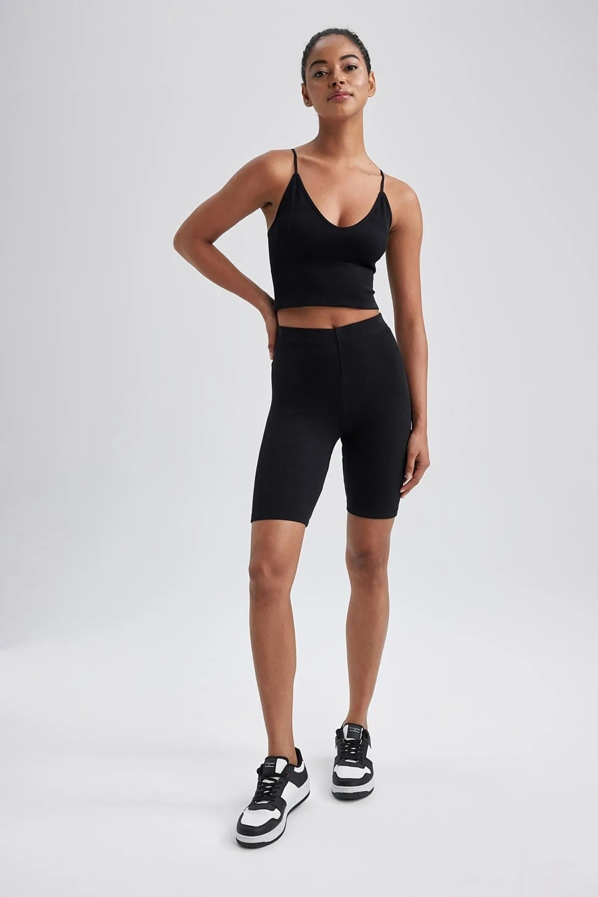DeFacto  Fit Seamless V-Neck Seamless Athlete A7124ax23hs