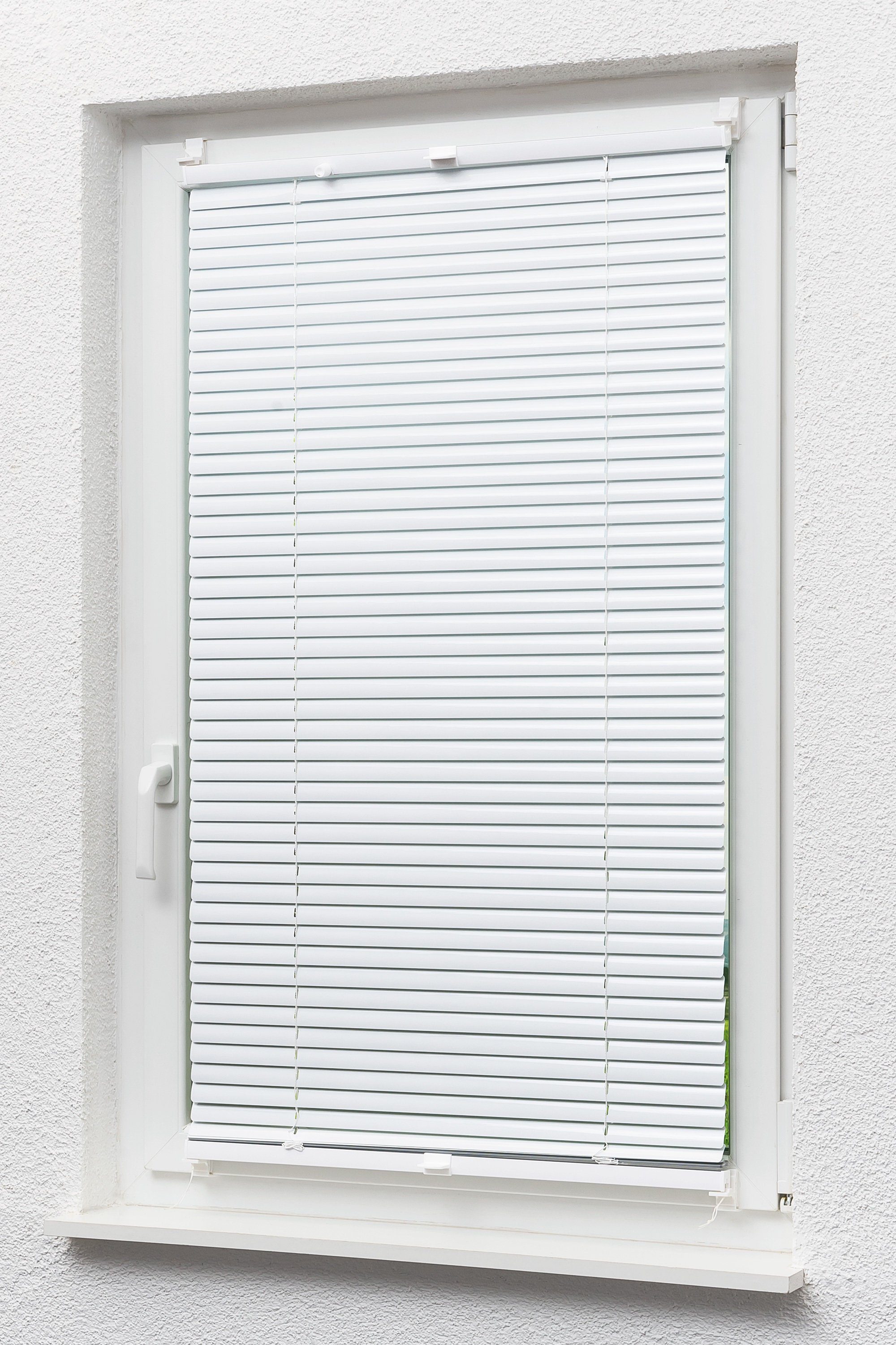 Jalousie Alu 25mm klemmen Weiß, LYSEL®, HxB 130x60cm