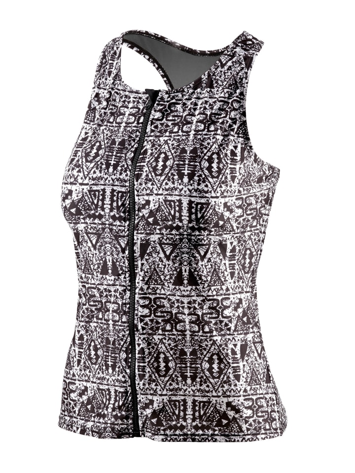 BECO the world of aquasports Tankini Top BEsuit Racerback Swimtop in schwarz-weiß günstig kaufen