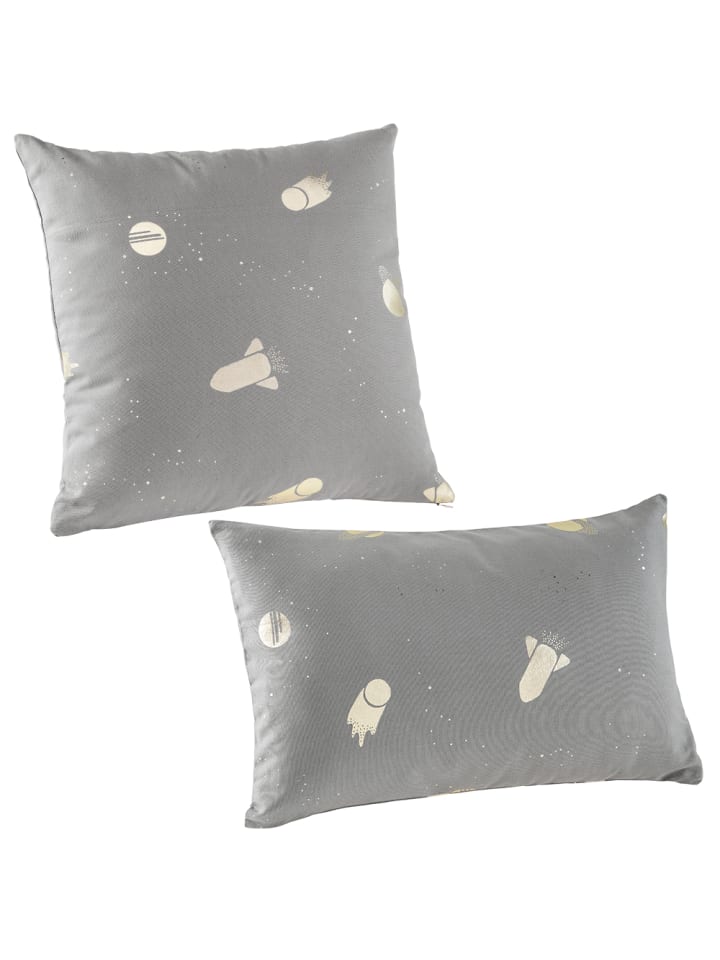 howa 2er Set Kissenbezüge „space“ aus Baumwolle günstig kaufen onesize