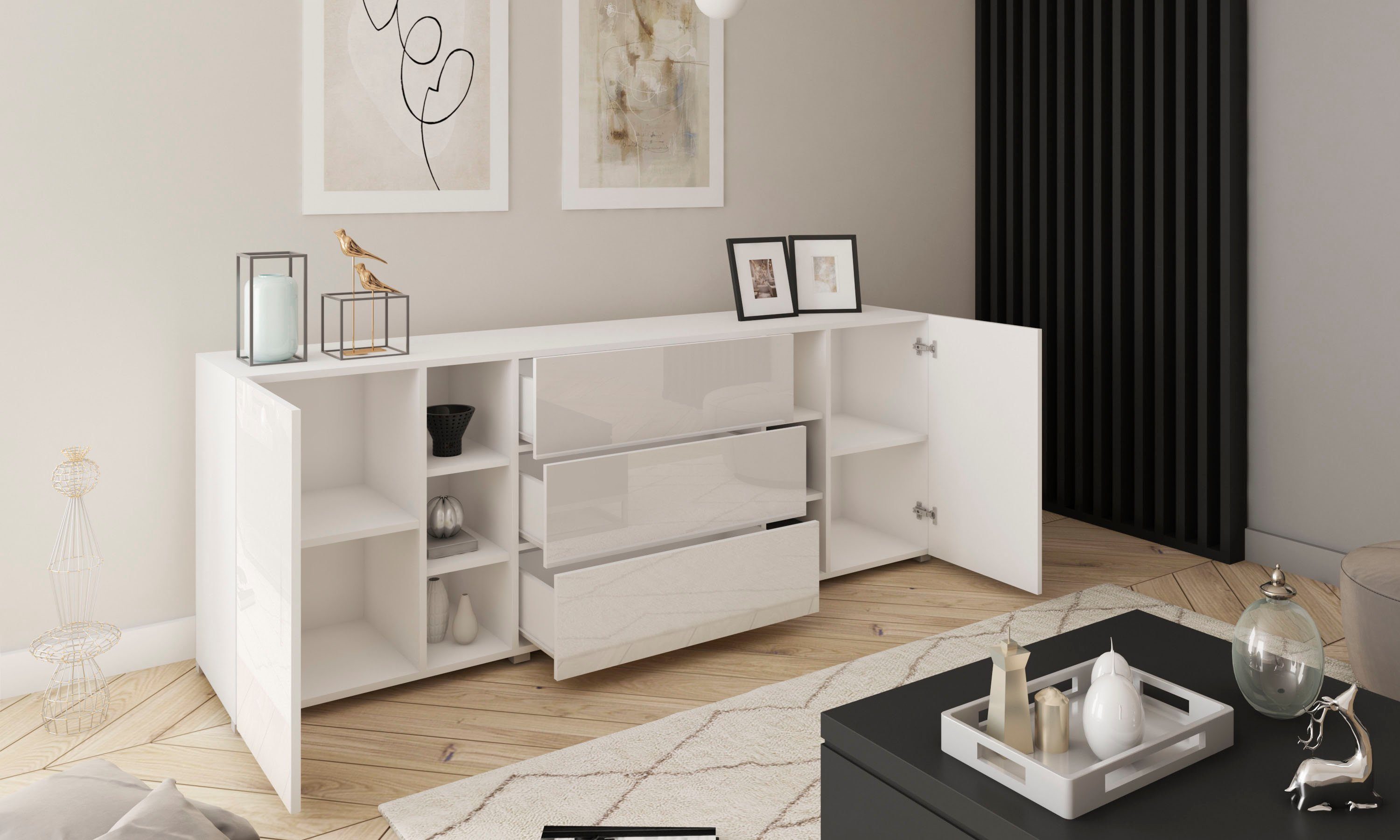 INOSIGN Sideboard BERLIN, Breite 190 cm