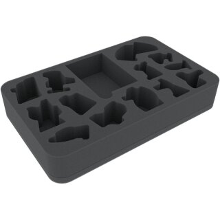 Feldherr Schaumstoffeinlage für Blackstone Fortress: Eskalation-Miniaturen